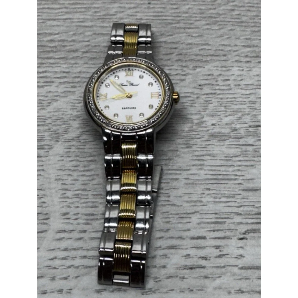 Lucien Piccard 28106TT Women’s Two Tone Sapphire Crystal Watch